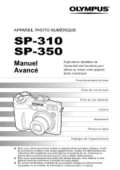 Olympus SP 350 SP-310 Manuel Avancé (Français)