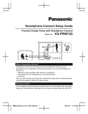 Panasonic KX-PRW120 Smartphone Connect Setup Guide