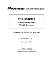 Pioneer 504CMX Command Reference