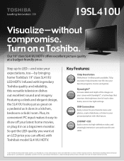 Toshiba 19SL410U Brochure