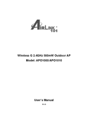 Airlink APO1000 User Manual