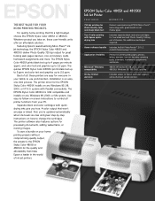 Epson Stylus COLOR 480SXU Product Brochure