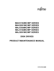 Fujitsu MAH3091MC Manual/User Guide