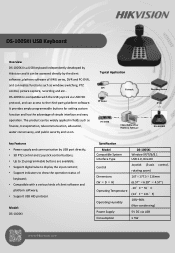 Hikvision DS-1005KI Data Sheet