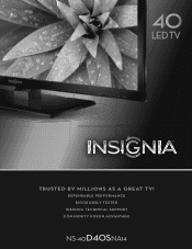 Insignia NS-40D40SNA14 Information Brochure (English)