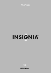 Insignia NS-NAV01 User Manual (English)