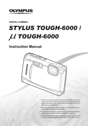 Olympus Stylus 6000 White STYLUS TOUGH-6000 Instruction Manual (English)