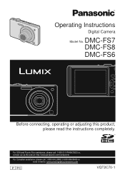 Panasonic DMC FS7A Digital Still Camera