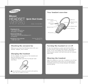 Samsung WEP250 Quick Guide (user Manual) (ver.1.0) (English)