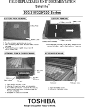 Toshiba Satellite 335CDS Replacement Instructions