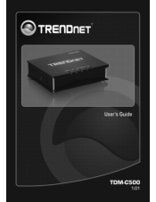 TRENDnet TDM-C500 User's Guide
