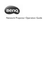 BenQ MX816ST - PRJ Networking Operation Guide
