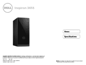 Dell Inspiron 3655 desktop Inspiron 3655 Specifications