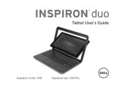 Dell Inspiron Mini Duo Inspiron duo Tablet Users Guide