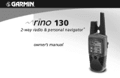 Garmin RINO 130 Owner's Manual