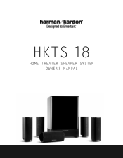 Harman Kardon HKTS 18 Owners Manual