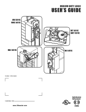 LiftMaster MJ MGJ User's Guide Manual