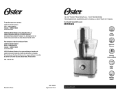 Oster 14 Cup Food Processor User Manual