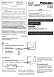 Panasonic CT13R37S CT13R17B User Guide