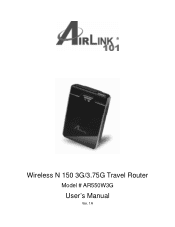 Airlink AR550W3G User Manual