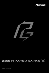 ASRock Z390 Phantom Gaming X User Manual