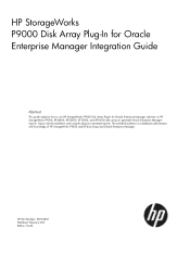 HP XP24000 HP StorageWorks P9000 Disk Array Plug-in Software for Oracle Enterprise Manager Integration Guide (5697-0837, March 2011)