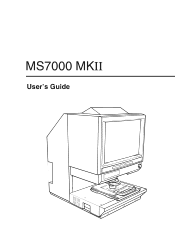 Konica Minolta MS7000 MK II MS7000 MKII MSP 3500 User Manual