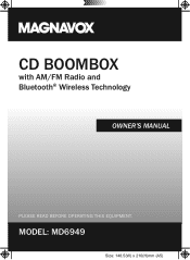 Magnavox MD6949 Owners Manual