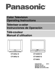 Panasonic CT36SC13 CT32SC13 User Guide