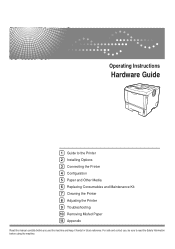 Ricoh 4110N Operating Instructions