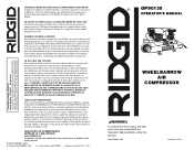 Ridgid GP90135 Operation Manual