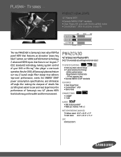Samsung PN42C430A1DXZA Brochure