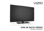 Vizio E390-B1E Quickstart Guide (Spanish)