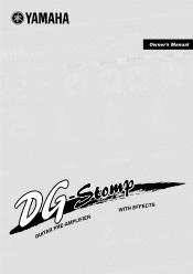 Yamaha DG-Stomp Owner's Manual