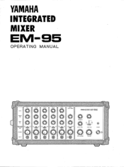 Yamaha EM-95 Owner's Manual (image)