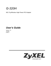 ZyXEL G-320H User Guide