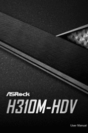 ASRock H310M-HDV User Manual