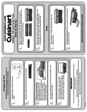Cuisinart GR-11P1 Quick Reference