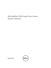 Dell OptiPlex 7020 Small Form Factor Owners Manual