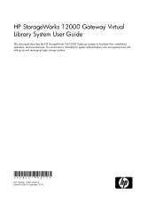 HP 12000 HP StorageWorks 12000 Gateway Virtual Library System User Guide (AH814-96015, September 2010)