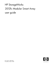HP 2000fc HP StorageWorks 2012fc Modular Smart Array user guide (481597-001, March 2008)