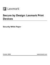 Lexmark CX735 Security White Paper