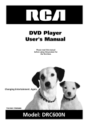 RCA DRC600N User Manual