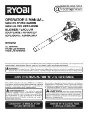 Ryobi RY09050 Operator's Manual