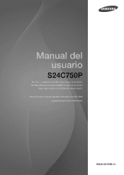 Samsung S24C750P User Manual Ver.1.0 (Spanish)