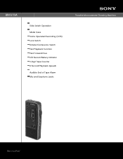 Sony BM-575A Marketing Specifications