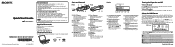 Sony NWZ-B135F Quick Start Guide