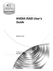 HP Xw9300 NVIDIA: RAID Users Guide
