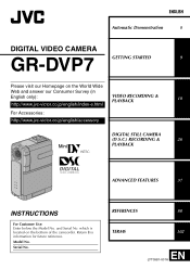 JVC DVP7U Instruction Manual