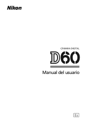 Nikon B0012OGF6Q Spanish D60 User's Manual
